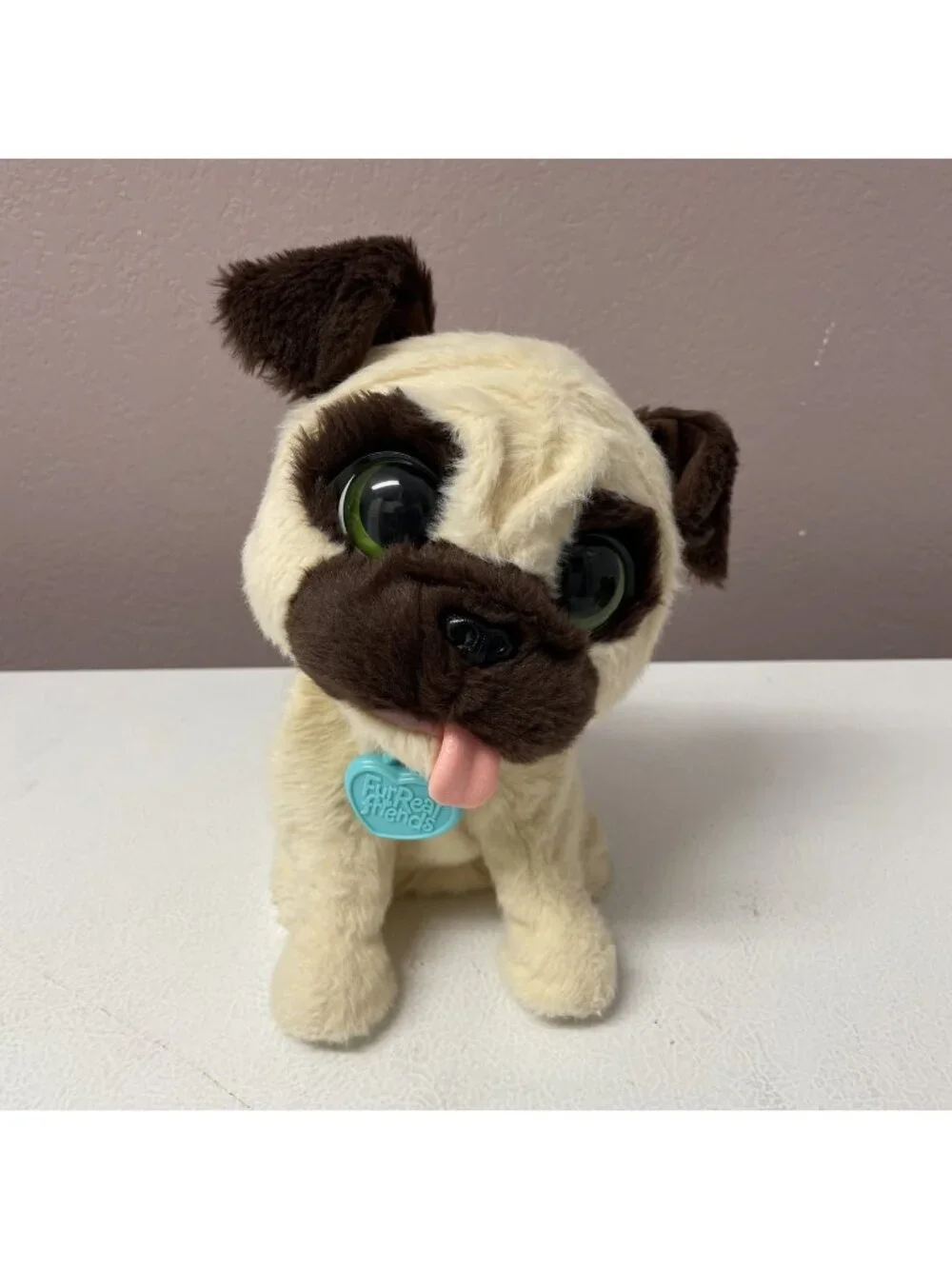 FurReal Friends Interactive JJ My Jumping Barks Pug Dog Plush Puppy WORKS